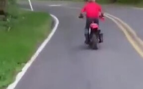 That's One Bumpy Motorcycle Ride For Sure!