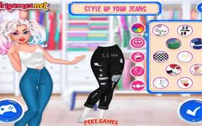 Princesses: Style Up My Jeans Walkthrough