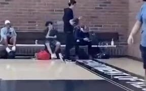 Basketball Player's Moonwalking Skills Are On Fire