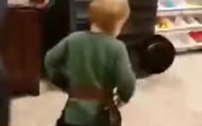 Little Boy Playing Cowboy - Kids - VIDEOTIME.COM