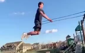 Never Try A Flip Jump With A Heavy Head