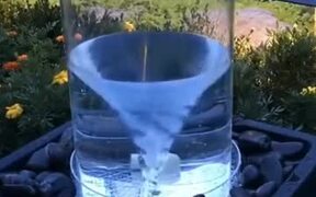 Small Artificial Water Tornado
