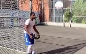 A Never Seen Basketball Trick
