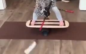 Little Girl's Hardcore Hockey Practice - Kids - VIDEOTIME.COM