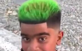 A Boy With Color-Changing Hair