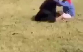 Human Baby And Ape Baby Sharing Some Love - Animals - VIDEOTIME.COM