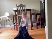 Little Girl Trying Out Magic