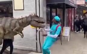 A Prank With A Dinosaur Involved
