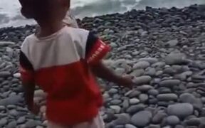 When Two Kids Play With Rocks