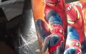 Quite Possibly The Best Spiderman Tattoo Ever - Fun - VIDEOTIME.COM