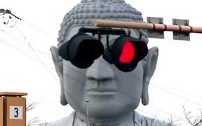 This Statue Of Buddha Is All About Cyberpunk! - Fun - VIDEOTIME.COM