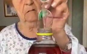 Sweet Old Lady Trying Out Magic - Fun - VIDEOTIME.COM