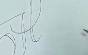 Coolest Pencil Calligraphy Technique Ever