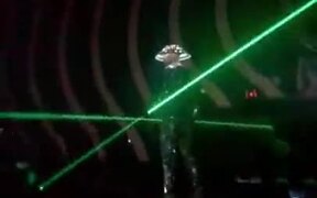 Well Coordinated Dancing With Double-Sided Lasers - Fun - VIDEOTIME.COM
