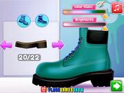 DIY Boots Designer Walkthrough - Games - Y8.COM
