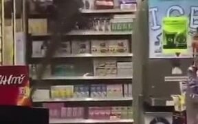 Godzilla Paid A Visit To The Grocery Store