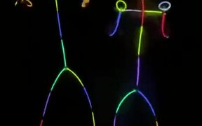 How To Make Glow In The Dark Stick Figures - Fun - VIDEOTIME.COM
