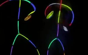 How To Make Glow In The Dark Stick Figures
