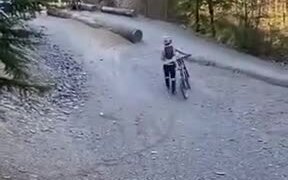 Mountain Biker Goes Full Send