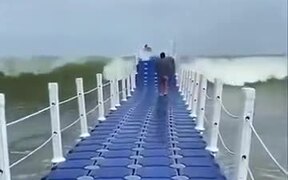 Cool Floating Path On The Sea - Fun - VIDEOTIME.COM