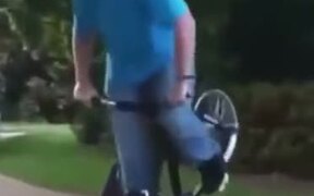 Old Grandpa Rips It On The BMX - Sports - VIDEOTIME.COM