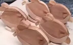 Perfect Wooden Fish Toys That Can Walk - Fun - VIDEOTIME.COM