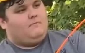 Dude Tries To Show How Flexible His Fishing Rod Is