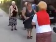 Old Grandmas Have Some Fun With A Skipping Rope