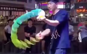 Dude's A Master Of Slinkys - Fun - VIDEOTIME.COM