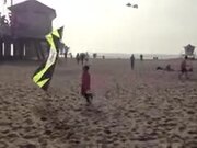 Kite With Incredible Control Mocks Kid