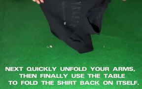 How to Fold a Shirt in 2 Seconds - Fun - VIDEOTIME.COM