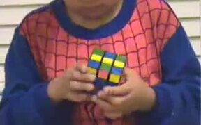 Kid Speed Solving Rubik's Cube - Kids - VIDEOTIME.COM
