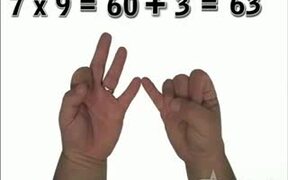 Math Trick For Your Fingers - Easy Multiplication