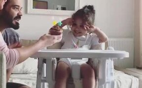 Girl Overjoyed at Impromptu Birthday Celebrations - Kids - VIDEOTIME.COM