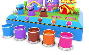 Coloring Wooden Toy Cars - Anims - VIDEOTIME.COM
