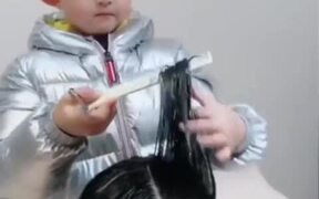 6 Year Old Barber