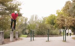 Guy Shows Amazing Talent By Riding Unicycle - Sports - VIDEOTIME.COM