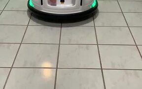 Bumper Car Keeps Baby Entertained