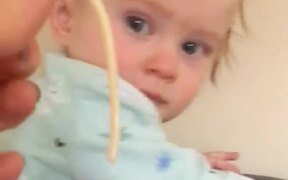 Mom Pulls Out Spaghetti From Daughter’s Nose