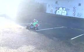 Dad Modifies Child's Rally Kart Toy