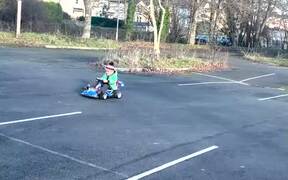 Dad Modifies Child's Rally Kart Toy