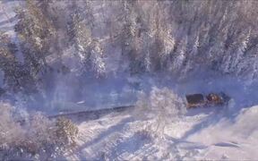 Snowplow Clears Deep Heavy Snow After Storm - Fun - VIDEOTIME.COM