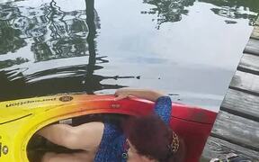 Getting into a Kayak Fail