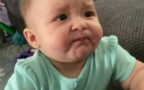 Baby Has Mixed Feelings After Tasting A Popsicle