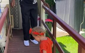 2-Year-Old Teaches Her Grandpa How To Dance - Kids - VIDEOTIME.COM