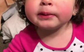 Little Girl Refuses To Learn Spanish From Dad
