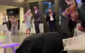Wife Pranks Husband At Wedding Reception