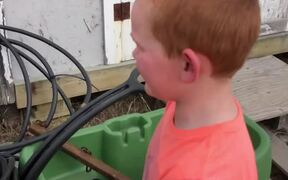 Appreciative Kid Can't Help But 'Happy Cry' - Kids - VIDEOTIME.COM