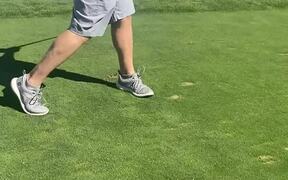 Man Hits Golf Ball And It Gets Stuck In Golf Club - Sports - VIDEOTIME.COM