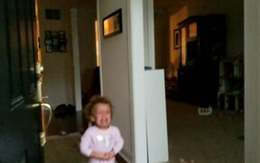 Little Girl Freaks Out & Cries After Watching Dad - Kids - VIDEOTIME.COM